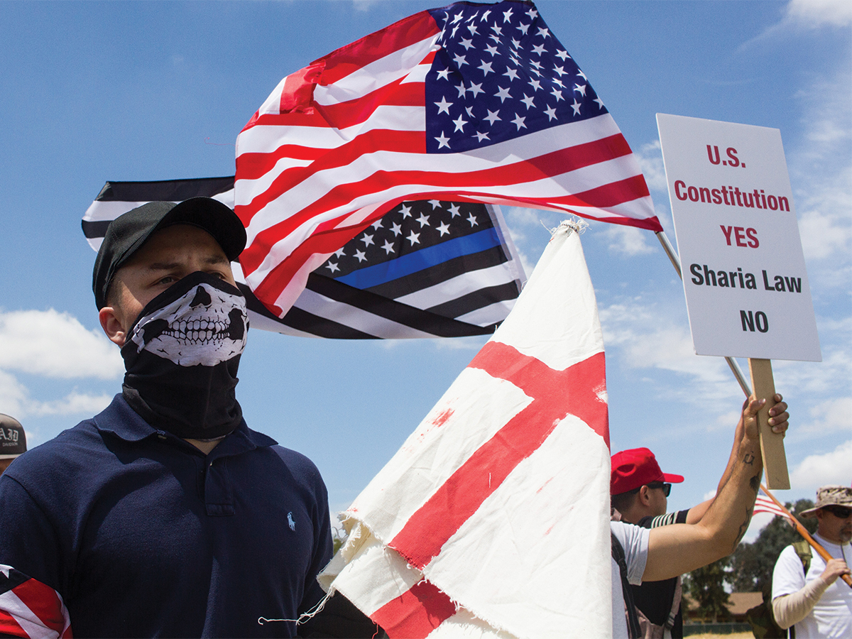 In San Bernardino, protesters and ideologies clash at anti-Sharia ... - Highlander Newspaper