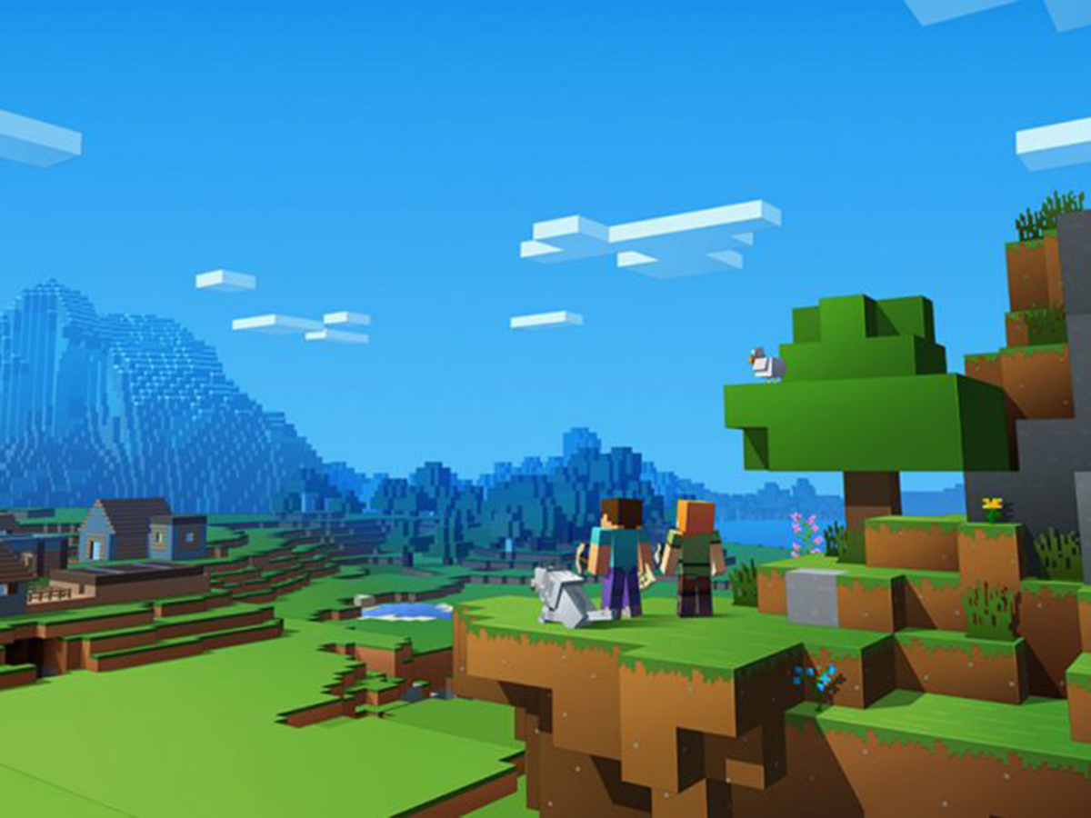 My First Riverside Modern House : r/Minecraft